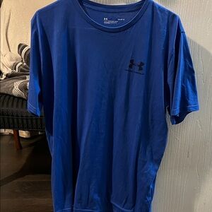 Under Armour Men's Short Sleeve Tee in Bold Blue